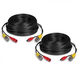 2-pack 100ft. BNC Video cable